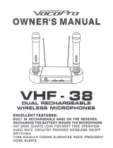VocoPro VHF-38 User manual