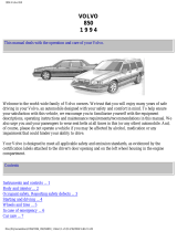 Volvo 1994 850 User manual