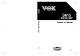 Vox DA15 User manual