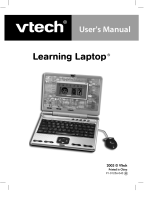 VTech Learning Laptop User manual