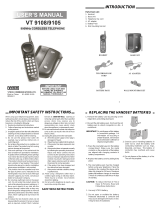 VTech TV 9105 User manual