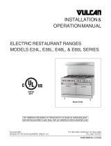 Vulcan-Hart E60L User manual