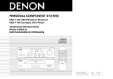 Denon DCD-F100 User manual