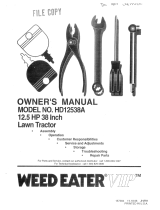 Weed Eater 157394 User manual