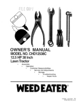 Weed Eater 164835 User manual