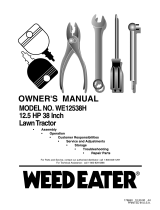 Weed Eater 176840 User manual