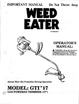 Weed Eater 17 User manual