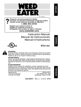 Weed Eater RTE115C User manual