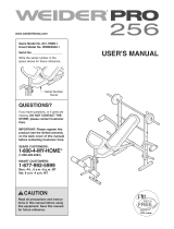 Weider WEBE0939.1 User manual