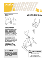 Weslo WLEX14820 User manual