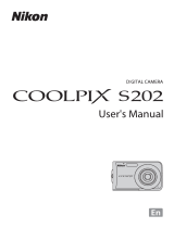 Nikon S202 User manual
