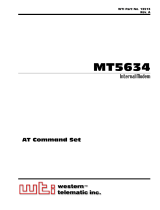 Western Telematic MT5634 User manual