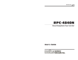 Western Telematic RPC-4840N User manual
