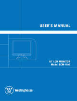 Westinghouse LCM - 19v5 User manual