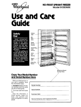 Whirlpool Freezer User manual