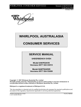 Whirlpool 6AKP524/WH User manual