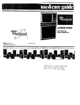 Whirlpool RM288PXP User manual