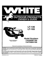 White 134A606F190 User manual