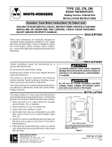 White Rodgers 176 User manual