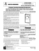 White Rodgers 1A66 User manual