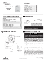 White Rodgers 1C21 User manual