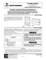 White Rodgers 1E30(W) User manual