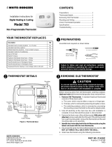 White Rodgers 70 Series User manual