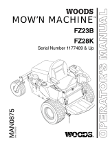 Woods MOW’N MACHINE FZ28K User manual