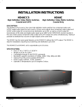 Xantech HD44C User manual