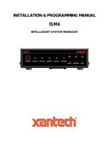 Xantech ISM4 User manual