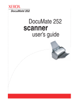 Xerox DocuMate 252 User manual