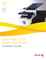 Xerox 3100MFP User manual