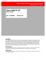 Xerox 4500 PS TR User manual