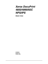 Xerox 4890NPS/IPS User manual