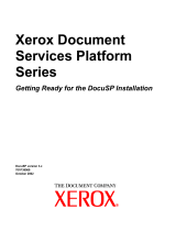 Xerox Document Services Platform Series User manual