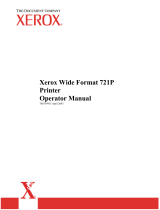 Xerox 721P User manual