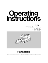 Panasonic AG- DVC 15P User manual