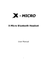 X-Micro BT400GII User manual