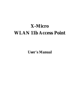 X-Micro Tech. WLAN 11b Broadband Router User manual