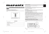 Marantz SR9600A User manual