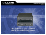 Black Box CSU/DSU User manual