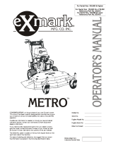 Exmark metro User manual