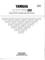 Yamaha DTR2 User manual