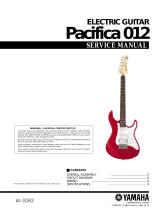 Yamaha Pacifica 012 User manual