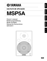 Yamaha MSP5A User manual