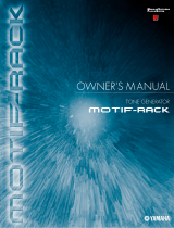 Yamaha MOTIF-RACK User manual