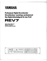 Yamaha REV7 User manual