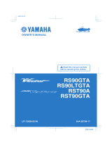 Yamaha RS90GTA User manual