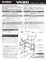 Yamaha VK80 User manual