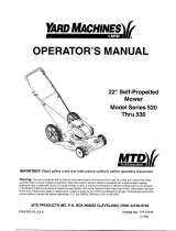 Yard Machines 530 User manual